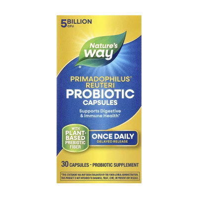 Пробіотик, Primadophilus® Reuteri Probiotic - 30 vcaps