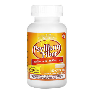 Лушпиння подорожника, Psyllium - 160 caps