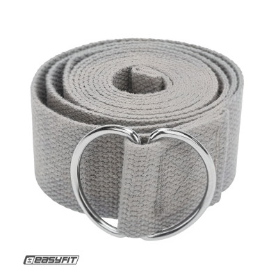Ремінь для йоги EasyFit сірий Ремінь для йоги EasyFit сірий
