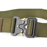 Ремінь тактичний військовий Assault Belt з пряжкою Кобра олива