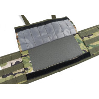 Тактичний пояс розвантажувальний РПС з кріпленнім MOLLE та плечовими лямками мультикам без підсумків