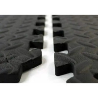 Татамі мат EasyFit SwallowTail 4 шт (60х60х1 см) пазл хвіст ластівки з бортиком