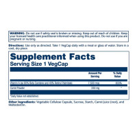 Вітамін А, Vitamin A Dry Form 7600mcg - 60 caps
