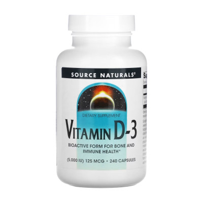 Вітамін Д3, Vitamin D-3 5000 IU - 240 caps Вітамін Д3, Vitamin D-3 5000 IU - 240 caps