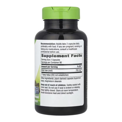 Корінь дикого ямсу, Wild Yam - 180 vcaps