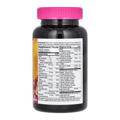 Мультивітаміни, Women's 50+ Premium Gummies Multivitamin - 75 gummies