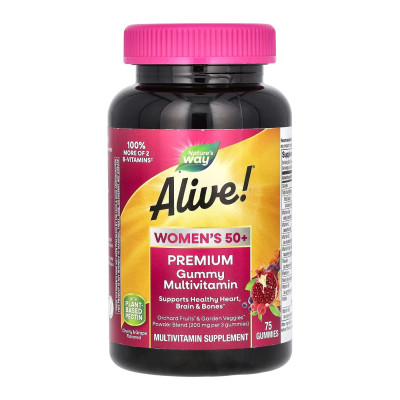 Мультивітаміни, Women's 50+ Premium Gummies Multivitamin - 75 gummies