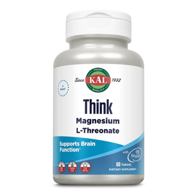 Магній Л-треонат, Think Magnesium - 60 tabs