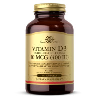 Вітамін Д3, Vitamin D3 (Cholecalciferol) 10mcg (400 IU) - 250 Softgels