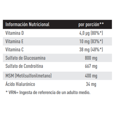 Glucosamine Chondroitin plus MSM - 80caps
