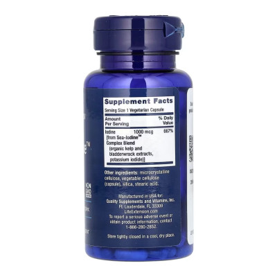 Морський йод, Sea-Iodine™ 1000mcg - 60 vcaps
