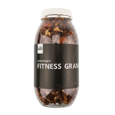 Фітнес гранола з шоколадним смаком, Fitness Granola - 450g Chocolate Фітнес гранола з шоколадним смаком, Fitness Granola - 450g Chocolate