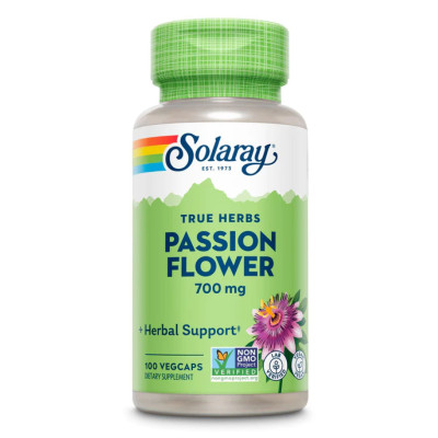 Пасифлора, Solaray Passion Flower - 100 vcaps Пасифлора, Solaray Passion Flower - 100 vcaps