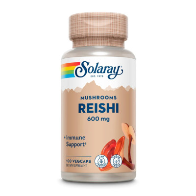 Гриб Рейші, Reishi Mushroom 600mg - 100ct Гриб Рейші, Reishi Mushroom 600mg - 100ct