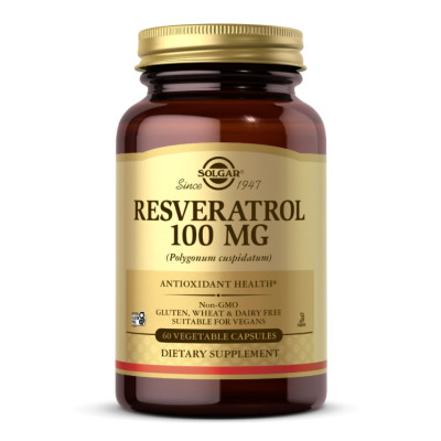 Ресвератрол, Resveratrol 100mg - 60 vcaps