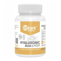 Гіалуронова кислота та МСМ, Hyaluronic Acid & MSM 50mg - 60caps