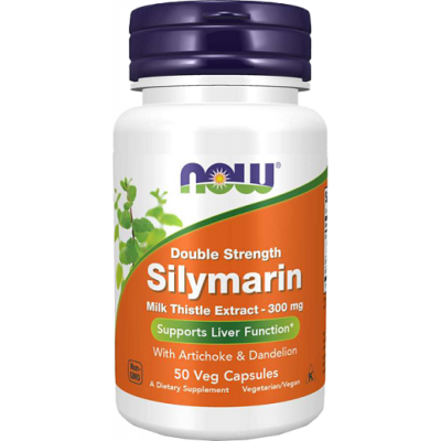 Силимарин(Розторопша), Silymarin Milk Thistle Extract 300 mg - 50 veg caps