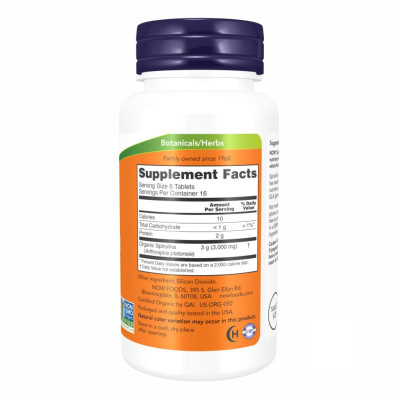Спіруліна, Spirulina 500 mg - 100 tabs