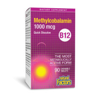 Метилкобаламін, B12 Methylcobalamin 1000 mcg - 90 tabs