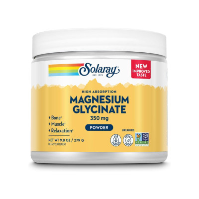 Магній Гліцинат, Magnesium Glycinate Powder - 279g Unflavored