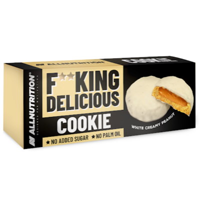 Фітнес печиво, Fitking Delicious Cookie -128g White Cream Peanut Фітнес печиво, Fitking Delicious Cookie -128g White Cream Peanut