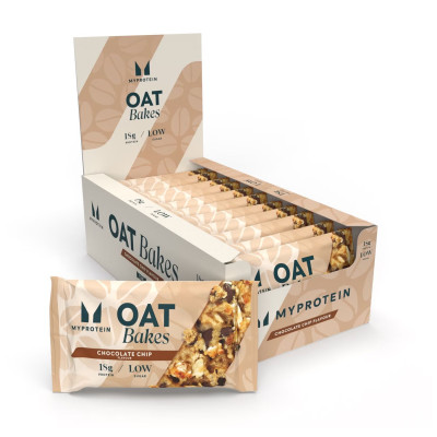 Протеїнове печиво, Oat Bakes - 12x75g Chocolate Chip Протеїнове печиво, Oat Bakes - 12x75g Chocolate Chip