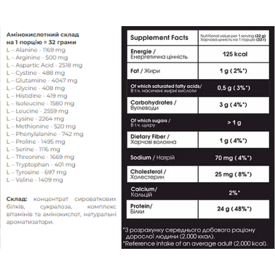 Сироватковий протеїн, 100% Whey Protein Instant - 1000g Strawberry