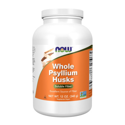 Лушпиння насіння подорожника, Psyllium Husks, Whole - 340g