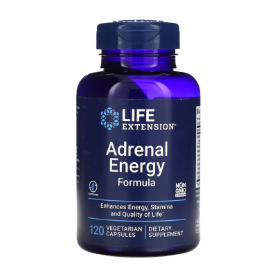 Підтримка наднирників, Adrenal Energy Formula - 120 vcaps Підтримка наднирників, Adrenal Energy Formula - 120 vcaps