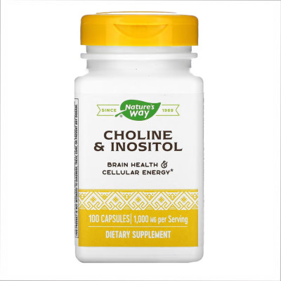 Холін та Інозитол, Choline & Inositol - 100 caps Холін та Інозитол, Choline & Inositol - 100 caps