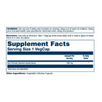 Со пальметто, Saw Palmetto Berry 580mg - 50 vcaps