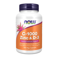 C-1000 Zinc & D-3 - 100 vcaps