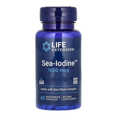 Морський йод, Sea-Iodine™ 1000mcg - 60 vcaps