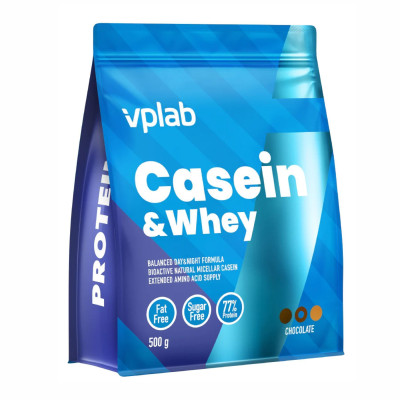 Казеїновий протеїн, Casein & Whey - 500g Chocolate