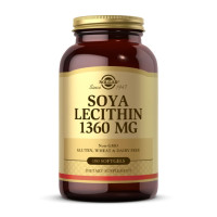 Соєвий лецитин, Lecithin 1360mg (Natural Soya) - 180 softgels