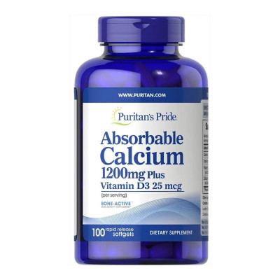 Абсорбуючий Кальцій, Absorbable Calcium - 100 softgels Абсорбуючий Кальцій, Absorbable Calcium - 100 softgels