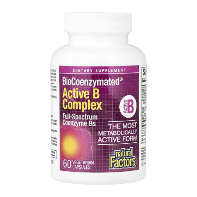 BioCoenzymated Active B Complex - 60 caps