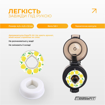 Капсула “Лимон” для пляшки EasyFit Air Up
