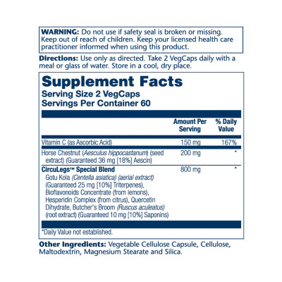 CircuLegs Circulation Support 200mg - 120 vcaps