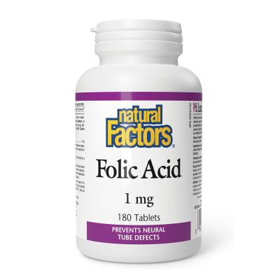 Folic Acid 1mg - 180 caps Folic Acid 1mg - 180 caps