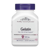 Желатин, Gelatin - 100 caps