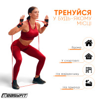Гумова петля EasyFit ORIGIN 2–15 кг червона