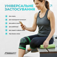 Компресійний наколінник EasyFit з ременями  (S)