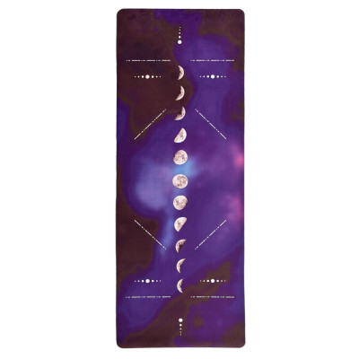 Килимок для йоги EasyFit BlueMoon (замша-каучук) фіолетовий Килимок для йоги EasyFit BlueMoon (замша-каучук) фіолетовий