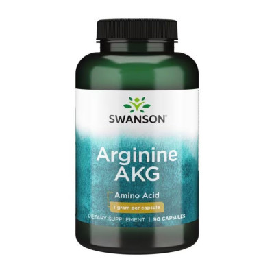 Л-Аргінін, L-Arginine 1000 mg - 90 Caps
