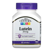 Лютеїн, Lutein 20 mg - 60 softgels