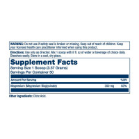 Магній Гліцинат, Magnesium Glycinate Powder - 279g Unflavored