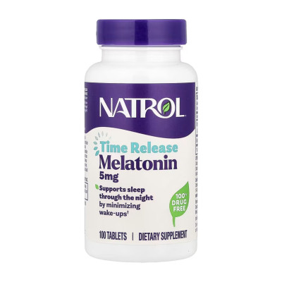 Мелатонін, Melatonin 5mg - 100 tabs