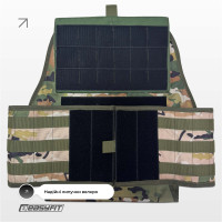 Плитоноска Pantsyr-2 (тактичний військовий жилет, бронежилет MOLLE) Multicam Original (Classic)