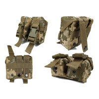 Підсумок гранатний подвійний піксель ЗСУ MM-14 (MOLLE, підсумок для гранат на розгрузку, жилет, РПС)